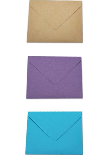 İstisna 12 Adet 7 X 9 Renkli Mini Zarf 6 Renk