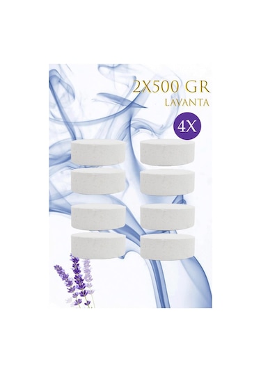 Nem Alıcı Rutubet Ve Küf Önleyici Yedek Tablet Lavanta 2x500 4'lü