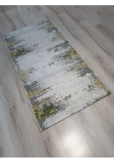 Armis Halı Kolaj A314A Gri Sarı Halı Yolluk 80X150 Cm