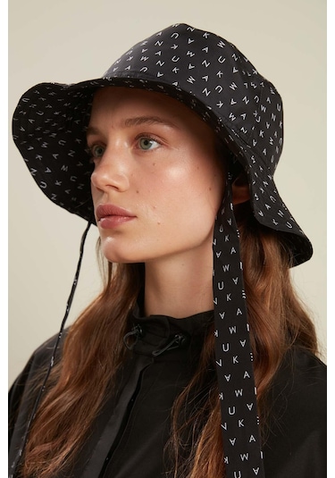 Manuka Bağlamalı Bucket Şapka Logo Çok Renkli