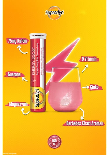 Supradyn Energy Boost Taef 15 Efervesan Tablet