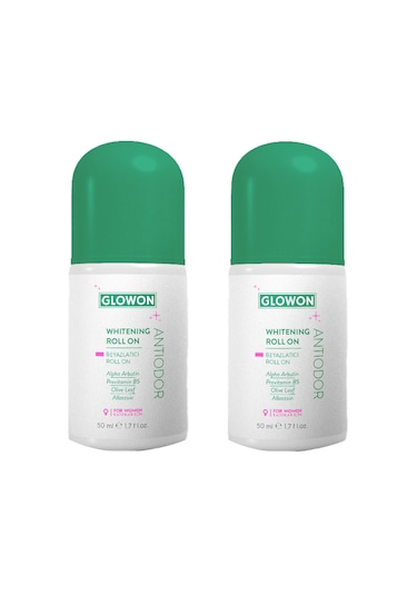 Glowon Beyazlatıcı Kadın Roll-On Deodorant 2 x 50 ML