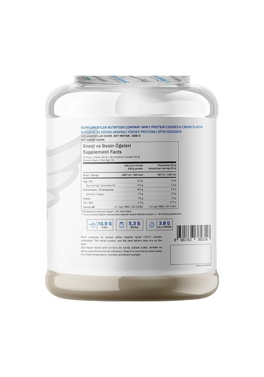Supplementler Whey Protein 1000 Gr Kurabiye