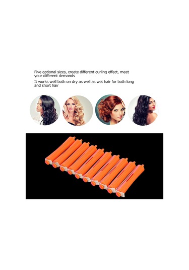 Youtek 12'li Saç Kıvırma Rulosu Seti - Islak/kuru Saçlar İçin Pratik Dalga Yapma Aracı
