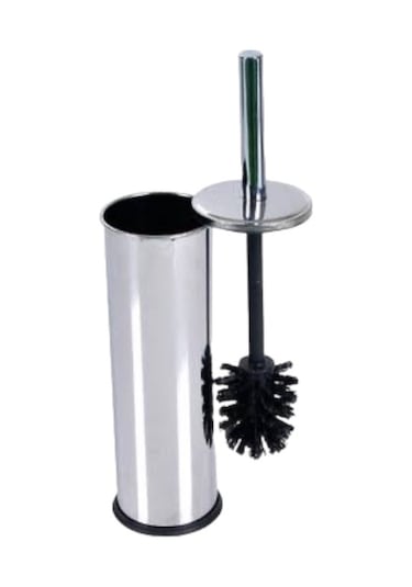 5 Litre Paslanmaz 2'li Banyo Seti Pedallı Çöp Kovası Wc Klozet Tu Gri