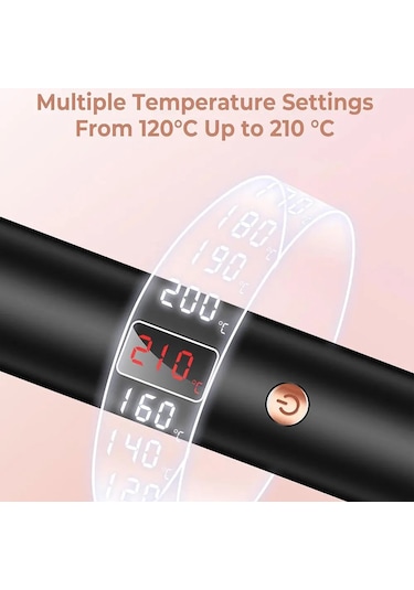 Termal Fırça 1.5 Inç Isıtmalı Kıvırma Fırçası Seramik Bukle Siyah