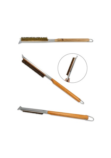 Mufunye Pizza Fırını Temizleme Fırçası, Pizza Taşı Temizleme Fırçası, Çizilmeleri Önlemek İçin Palmiye Elyafı Kılları, Temizleme Aletleri, Gu.b/good