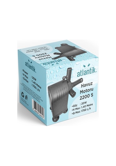 Atlantik Kafa Motoru 2200s 20w 1750 Lt/h