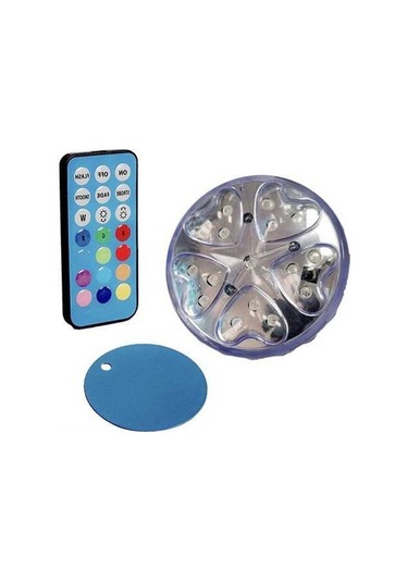 Ebitda Türkçe Su Geçirmez Rgbw Led Duvar Aydınlatma, 13 Renk Seçenekli, Havuz Ve Akvaryum İçin Mıknatıslı, Pil Desteği