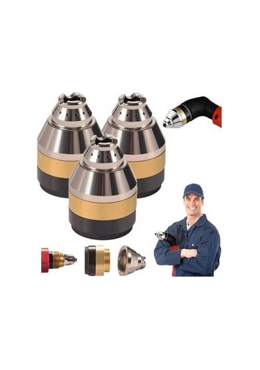 Ulzyvf Plazma P80 Nozulu Koruyucu Kılıfı Kılıf, Kesme Elektrot Adet 3 Ld