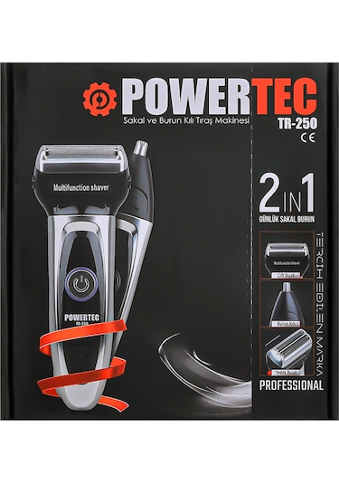 Powertec TR-250 Burun Kulak Kıl Tıraş Makinesi
