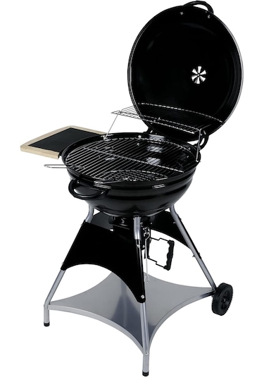 Küre Kömürlü Mangal Krom Izgara 80x70x94 Cm Tekerlekli Barbekü