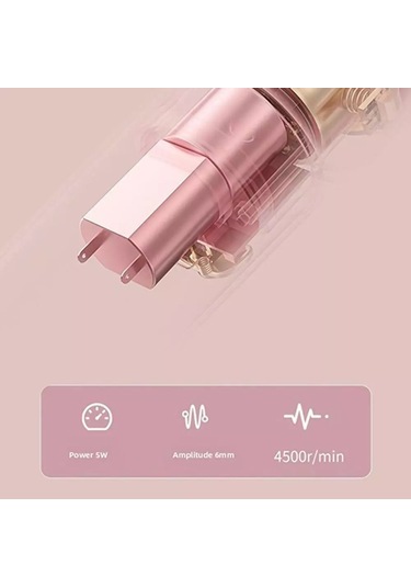 Kişisel Masaj Aleti 5 Kademeli Şarjlı Sessiz Titreşimli Vücut Masaj Cihazı Silikon Başlık Beyaz