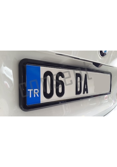 Tüvtürk Onayli. Piyano Black Plakalık 2Adet Isimsiz Plakalık 228108832