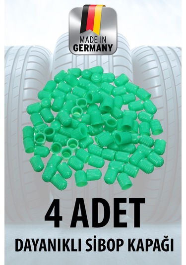 Yeşil Sibop Kapağı 4 Adet