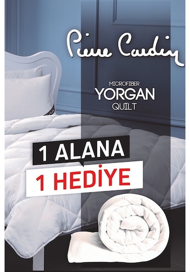 Pierre Cardin 2'Li Microfiber Yorgan Çift Kişilik (548781453)