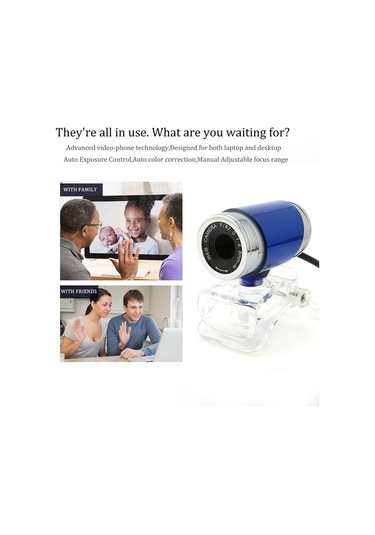 Sones A860 Hd Mikrofonlu Bilgisayar Usb Web Kamerası