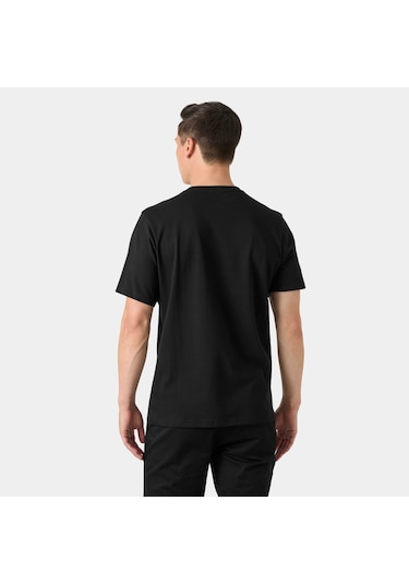 Helly Hansen Core Graphic Erkek T-shirt-32488 Siyah