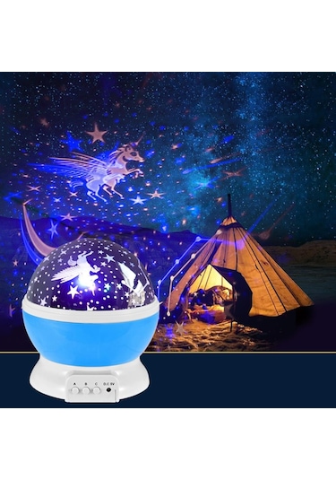 Star Master Dönen Yıldızlı Gökyüzü Projeksiyon Gece Lambası