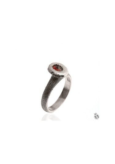 Mineral Takı Garnet Tasarım Yüzük (85680546)