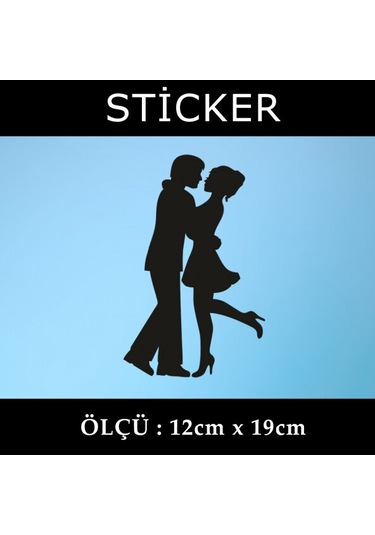 dans romantik aşk sticker etiket araba  motosiklet uyumlu