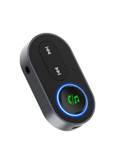 Cbtx Br10 Araç Bluetooth 5.0 Adaptörü 3.5mm Aux Ses Müzik Kablosuz Alıcı Eller Serbest Çağrı Adaptörü
