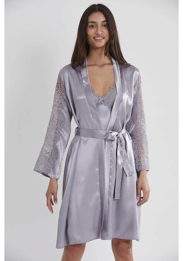 Pierre Cardin 4025 Gecelik Sabahlık Takım - Royal ROYAL