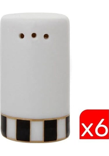 Porland Palms Tuzluk 6cm 6 Lı 04alm005897 Beyaz - Siyah