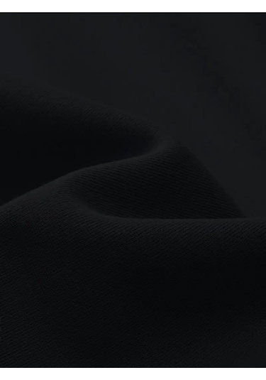 Kışlık Kapüşonlu Sweatshirt, Çocuk K-pop Baskılı SiYAH