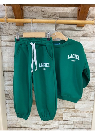 Lacıel Parıs Wınter Club Çocuk Eşofman Takım Yeşil
