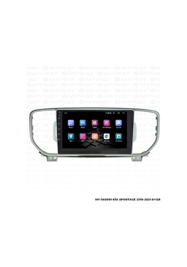 Myway Kia Sportage Android Multimedya Carplay Navigasyon Ekran - 8gb Ram+128 Gb Hdd - Myway 9"