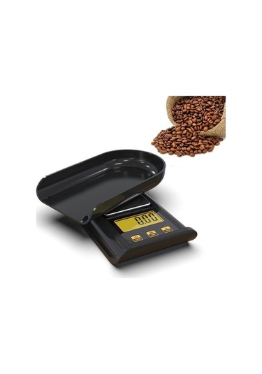 Ulzyvf Createtech Mutfak Terazisi - Hassasiyetli Elektronik Cal Avuç Ağırlık 500g/0.01g Siyah Siyah