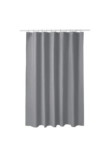 Sumuhome Luddhagtorn Banyo Duş Perdesi Gri 180x200 Cm Gri