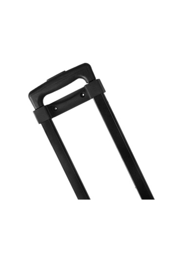 Homyl Bavul Teleskopik Saplı Arabası Bagaj Çekme Sürükleme Siyah