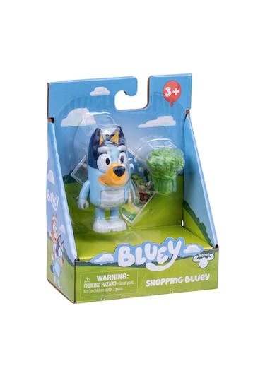 Bluey Tek Figür Aksesuarlı Set - Bluey Alışverişte