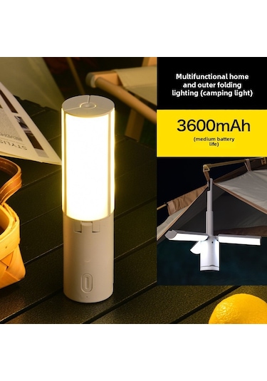 Geeroyoo Akıllı İnsan Algılama Kişisel Feneri, Kamp Ve Ev Aydınlatması İçin Çok Amaçlı Katlanabilir, 3600mah Uzun Süreli Kullanim, Koridor Ve Dolap Için Fener Diğer