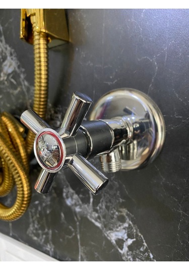 İsaoğlu Yapı Taharat Musluğu Ara Musluk Klozet Musluğu Pirinç Malzeme Büyük Başlık Aç Kapa Sistem Diğer