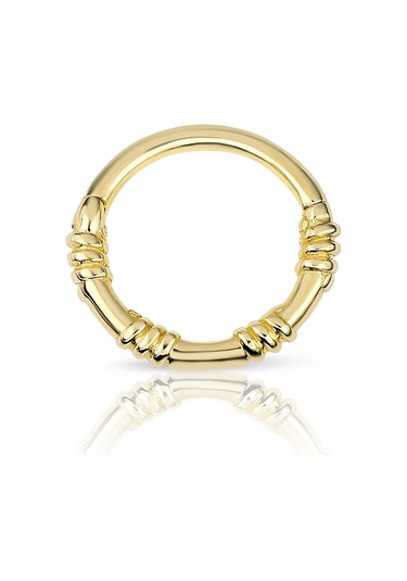 Taşsız Kıvrımlı Altın Helix Piercing