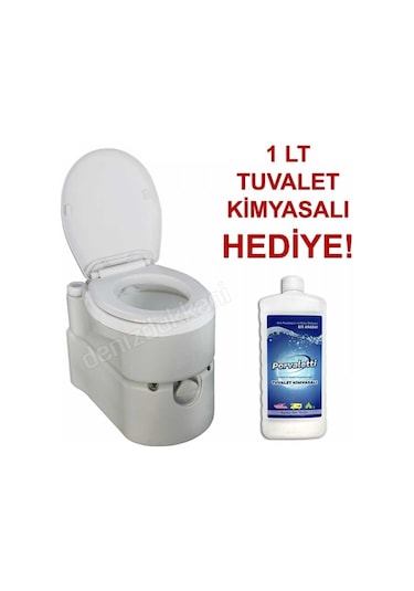 Porvaletti Lüx Kasetli Karavan Tuvaleti 18L Taharet Musluklu. Ki