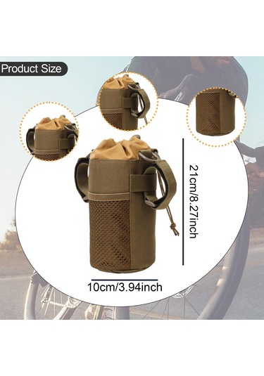 Suntek Bisiklet Su Şişesi Tutucu Taşınabilir Bardak Scooter Kahverengi