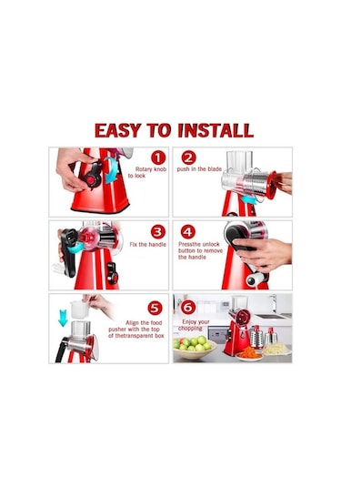 Novahub Beyaz Myvıt Mandoline Kesici, Çok Fonksiyonlu Yuvarlak Dilimleme Mutfak Aleti, Peynir Ve Fıstık İçin, Küçük Ve Pratik Beyaz