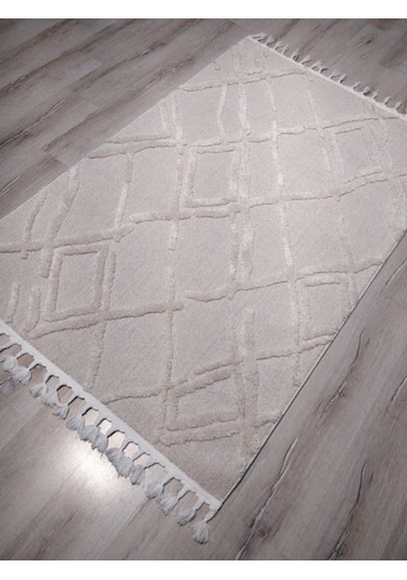 Eko Halı Terazzo Trz03 Beyaz Iskandinav Halı 120X180 Cm