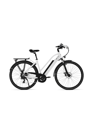 Asvıva Elektrikli Bisiklet B15 Pedelec Extra Güçlü 36V 14.0 Ah Sa Beyaz
