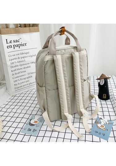 Ruilisi 8028 Sırt Çantası - Bej 40g Geo Black