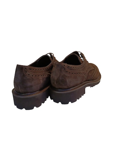 Lufian Danı Erkek Casual Süet Ayakkabı Kahve Siyah