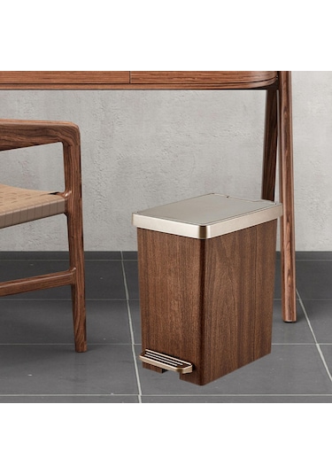 Suntek Çöp Kutusu Sabit Geri Dönüşüm Banyo Çiftlik Evi S Kahverengi