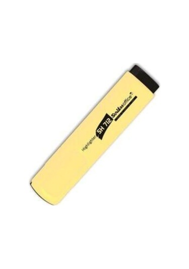 Scrikss Fosforlu Kalem Pastel Sarı 12 Li Sh 712 12 Li Paket Çok Renkli