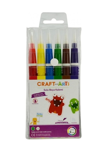 Umix Craft And Arts Suluboya Kalemi 6 Renk