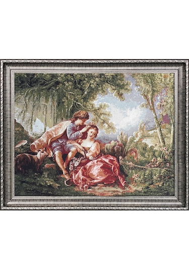 Figüratif Seri-11 Dokuma Goblen Kumaş-Romeo&Juliet1