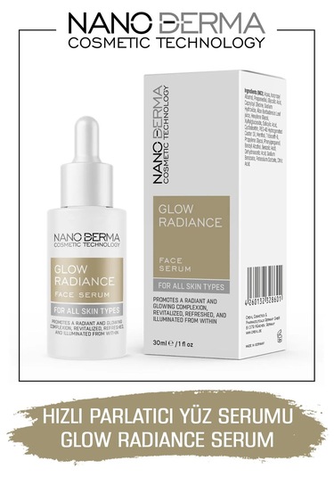 Nanoderma Hızlı Parlatıcı Yüz Serumu Cilde Işıltı Veren Aydınlatı